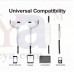 OkaeYa Designer Series 3.5mm Universal In-Ear Headphones With Mic And Volume Control (Blue, Green & Pink Combination)